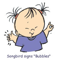 Songbird signs BUBBLES